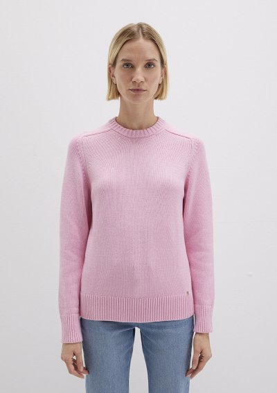 BİSİKLET YAKA KAZAK Şeker Pembe