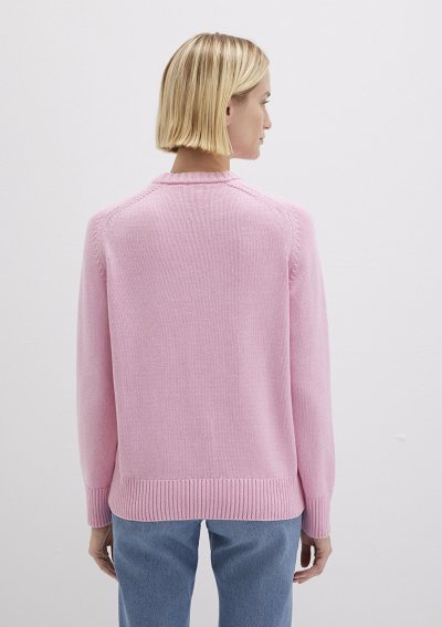 BİSİKLET YAKA KAZAK Şeker Pembe