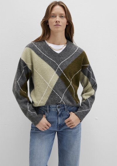 V YAKA KAZAK Antrasit Melange