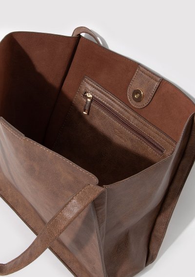 KOL ÇANTASI Koyu Kahverengi