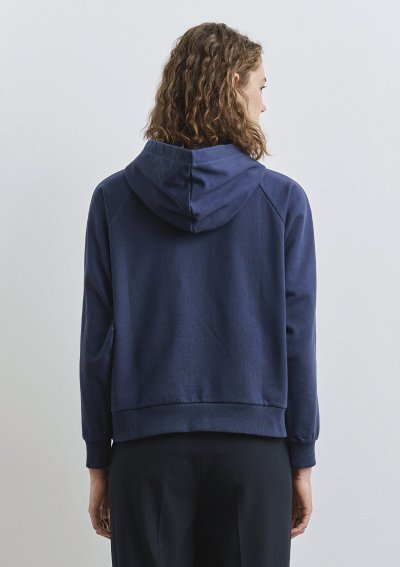 KAPİŞONLU SWEATSHIRT Denizci Mavi