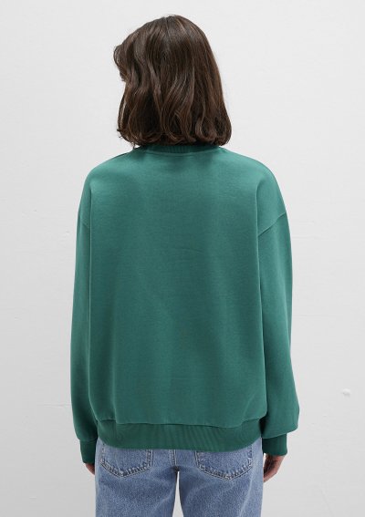 LOGO BASKILI SWEATSHIRT Antique Green