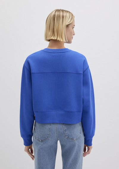 BİSİKLET YAKA SWEATSHIRT Parlak Mavi