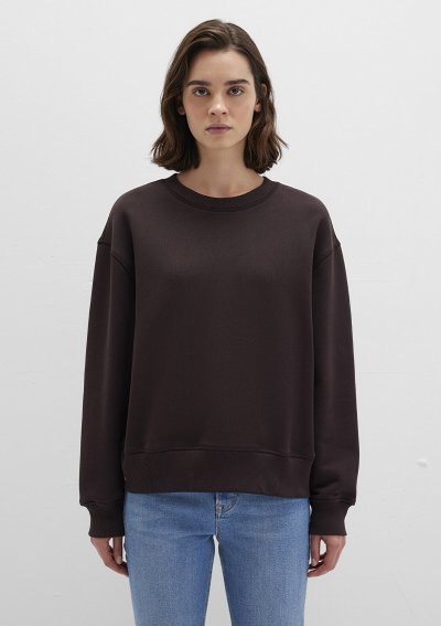 BİSİKLET YAKA SWEATSHIRT Black Coffee