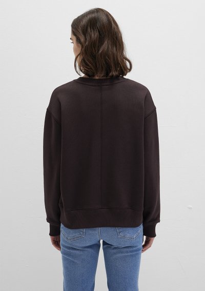 BİSİKLET YAKA SWEATSHIRT Black Coffee