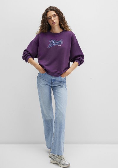 LOGO BASKILI SWEATSHIRT Shadow Purple