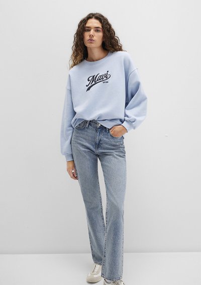 LOGO BASKILI SWEATSHIRT Bebe Mavi