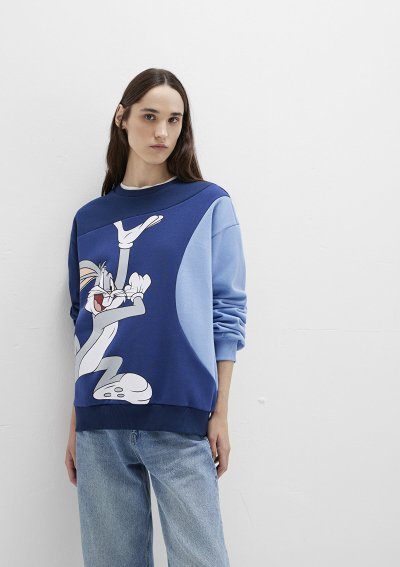 BUGS BUNNY BASKILI SWEATSHIRT Pageant Bl