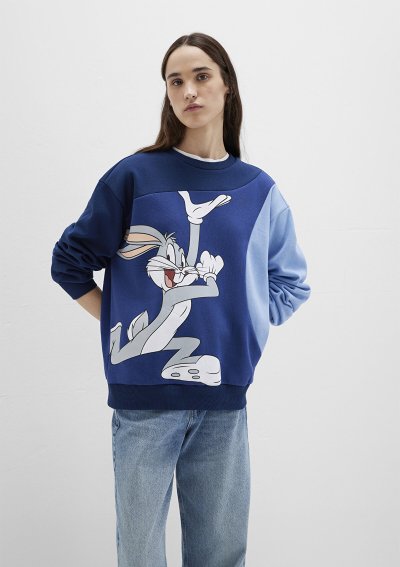 BUGS BUNNY BASKILI SWEATSHIRT Pageant Bl