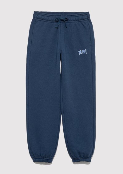 MAVİ LOGO BASKILI EŞOFMAN ALTI Koyu Laci