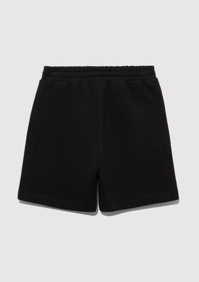 MAVİ BASKILI ÖRME ŞORT Siyah