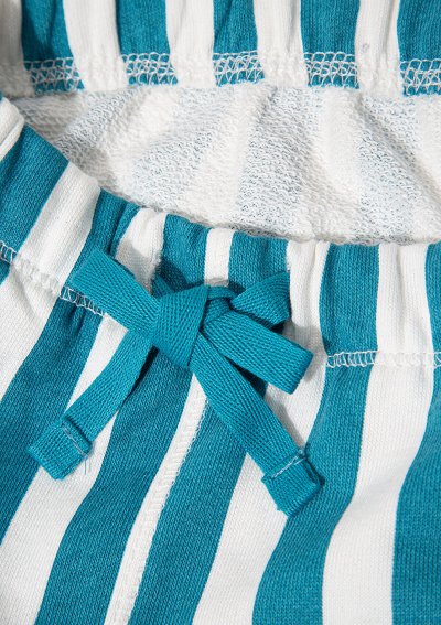 ÇİZGİLİ ÖRME ŞORT Larkspur Stripe