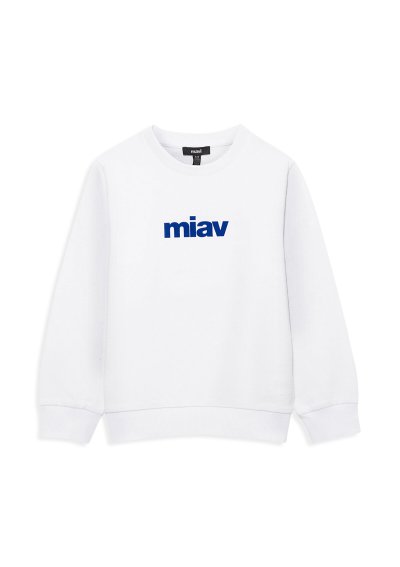 MIAV BASKILI SWEATSHIRTS Beyaz
