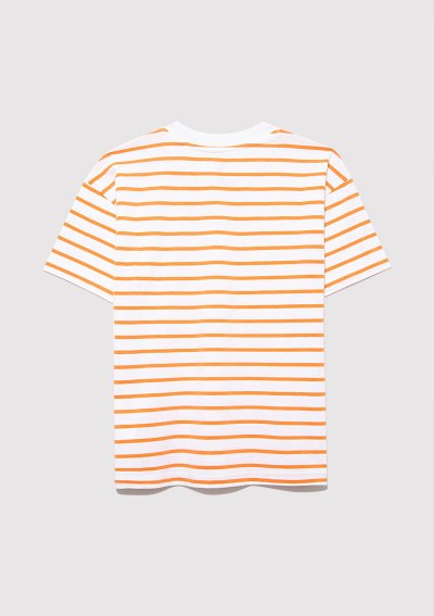 MV BASKILI ÇİZGİLİ TİŞÖRT amberglow çizg