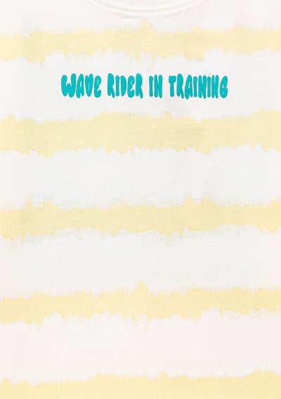 WAVE RIDER BATİK BASKILI TİŞÖRT Anise Fl