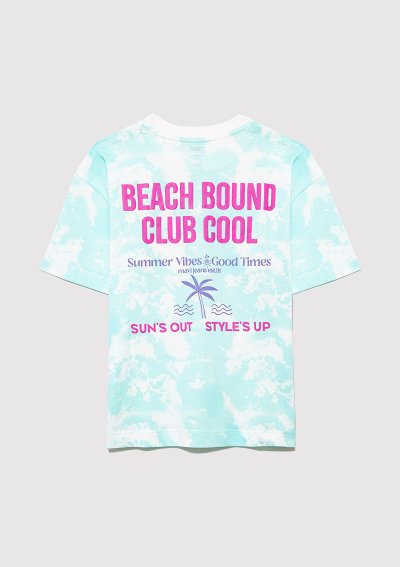 BEACH BOUND BATİK BASKILI TİŞÖRT Limpet