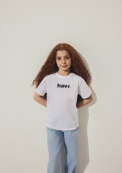 HAV BASKILI TİŞÖRT Beyaz