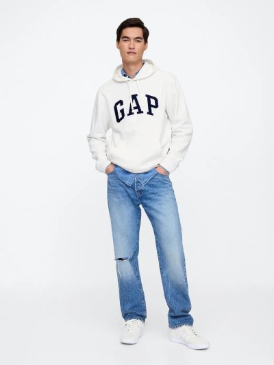 Gap Logo Relaxed Fleece Sweatshirt