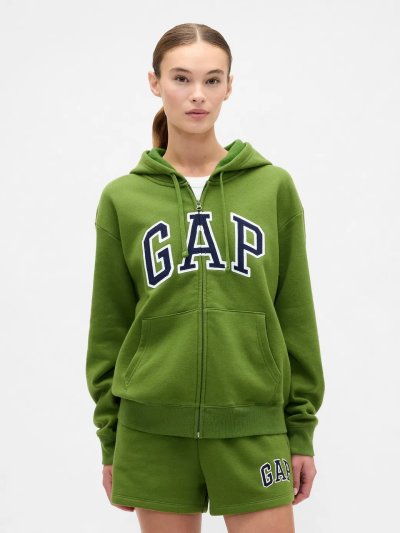 Gap Logo Fleece Fermuarlı Sweatshirt 678782030