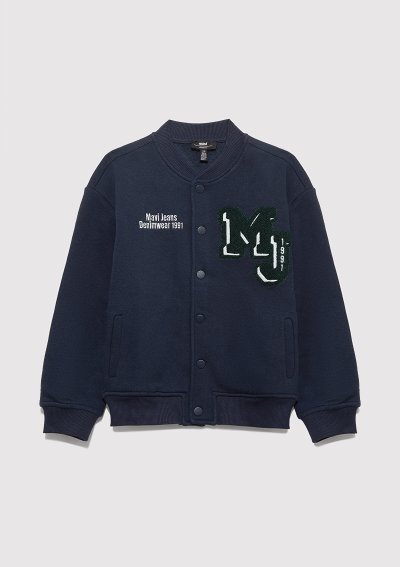 MJ BASKILI BOMBER Koyu Lacivert