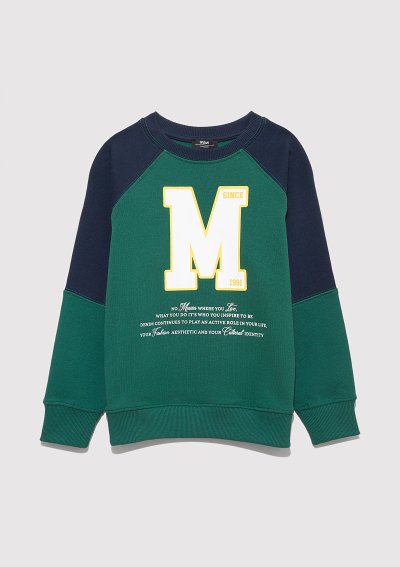 M BASKILI SWEATSHIRT Bistro Green