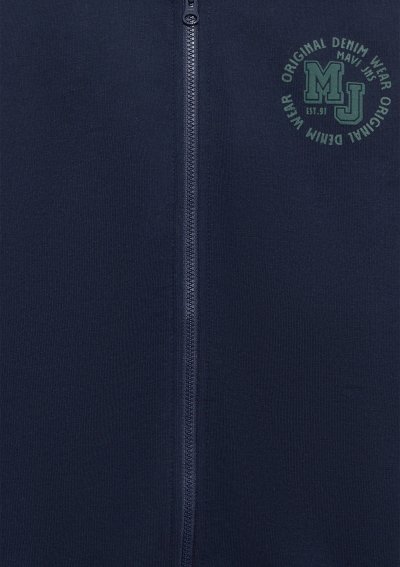 MV BASKILI FERMUARLI SWEATSHIRT Koyu Lac