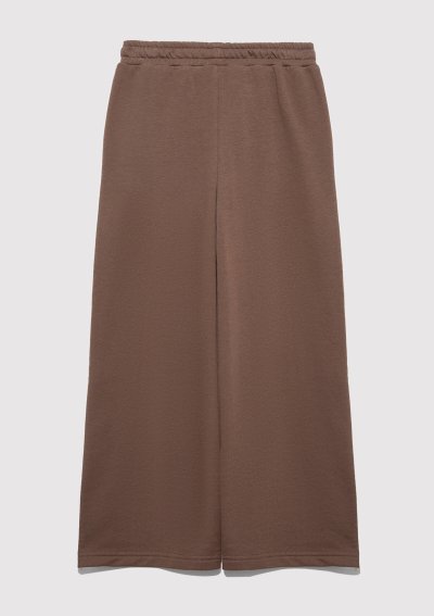 MAVİ LOGO BASKILI WIDE LEG ÖRME PANTOLON