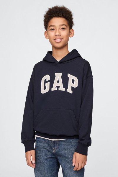 Erkek Çocuk | Gap Logo Relaxed Havlu Kumaş Sweatshirt