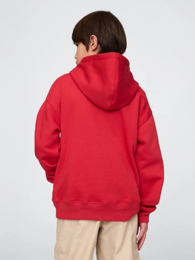 Erkek Çocuk | Relaxed Gap Logo Kapüşonlu Sweatshirt