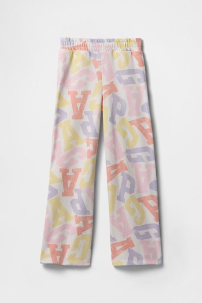 Kız Çocuk | Relaxed Wide Leg Fransız Havlu Kumaşı Eşofman Altı