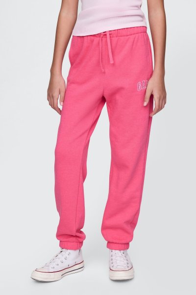 Kız Çocuk | Gap Logo Relaxed Havlu Kumaş Jogger Eşofman Altı
