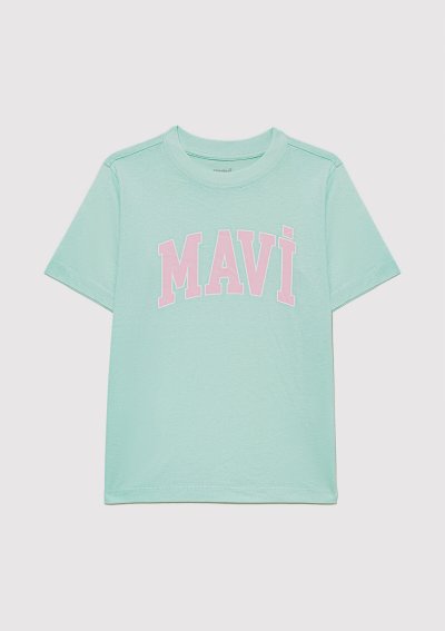 MAVİ LOGO TİŞÖRT Açık Turkuaz