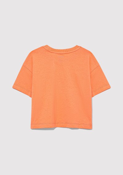 MAVİ LOGO BASKILI CROP TİŞÖRT Fusion Cor