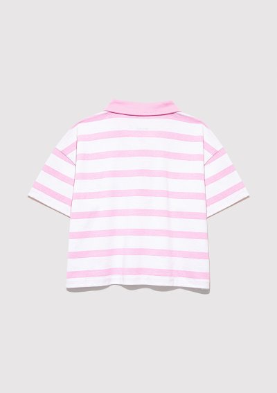 ADVENTURE BASKILI ÇİZGİLİ POLO TİŞÖRT Sw
