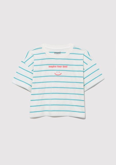 INSPIRE YOUR SOUL BASKILI TİŞÖRT Coastal