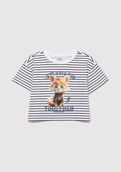 LET'S HAVE FUN BASKILI CROP TİŞÖRT Phant