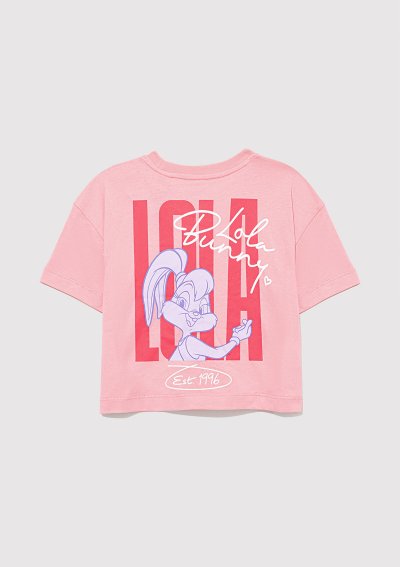 LOLA BUNNY BASKILI TİŞÖRT Sea Pink