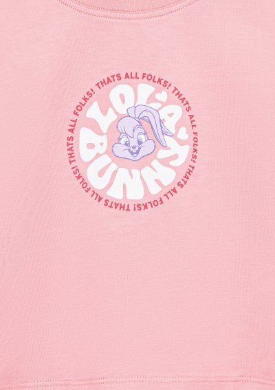 LOLA BUNNY BASKILI TİŞÖRT Sea Pink