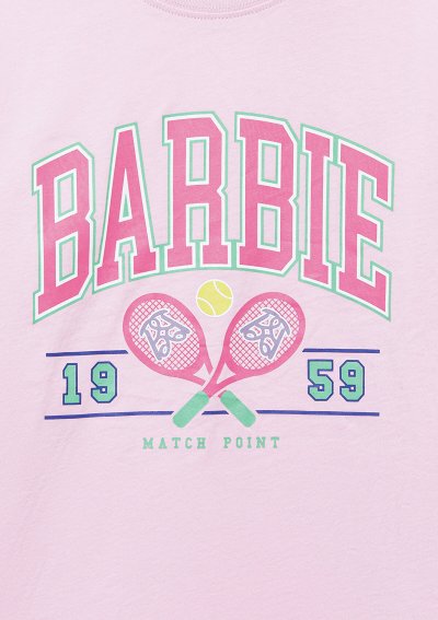 BARBIE BASKILI TİŞÖRT Şeker Pembe