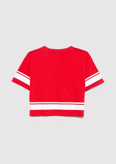 PEANUTS BASKILI TİŞÖRT Acı Kırmızı