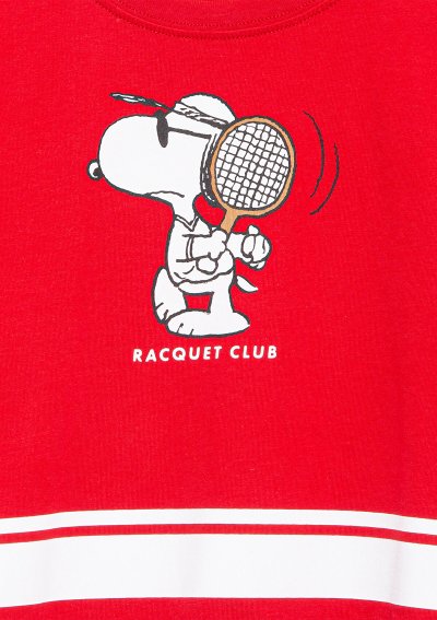 PEANUTS BASKILI TİŞÖRT Acı Kırmızı