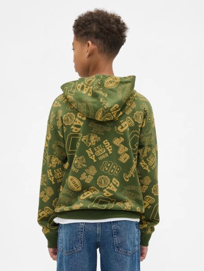 Erkek Çocuk | Relaxed Gap Baskılı Sweatshirt