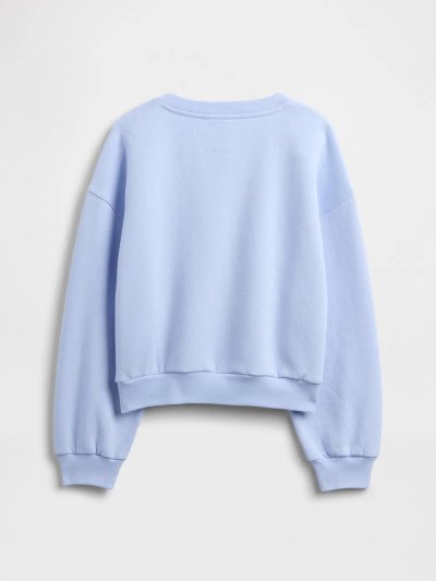 Kız Çocuk | Oversized Bisiklet Yaka Sweatshirt