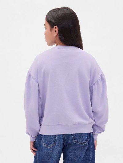 Kız Çocuk | Relaxed Flippy-Sequin Grafikli Sweatshirt