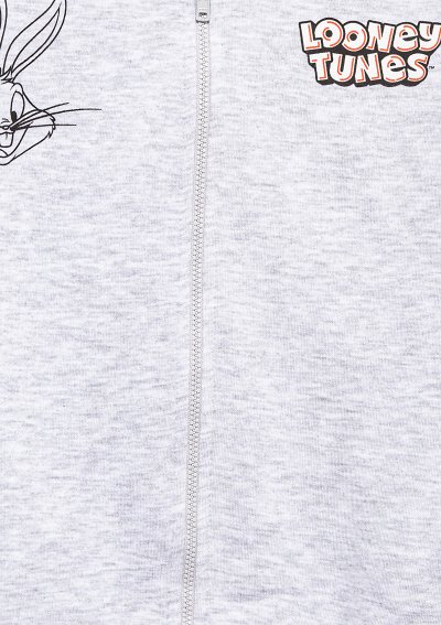 BUGS BUNNY BASKILI FERMUARLI SWEATSHIRT