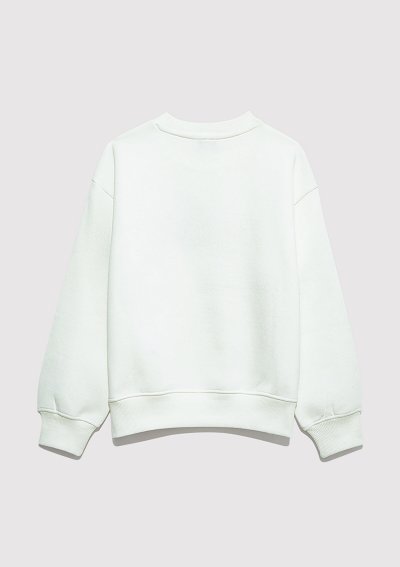 MAVİ BASKILI SWEATSHİRT Kırık Beyaz