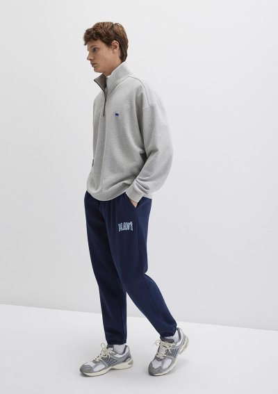 MAVİ BASKILI EŞOFMAN ALTI Derin Lacivert