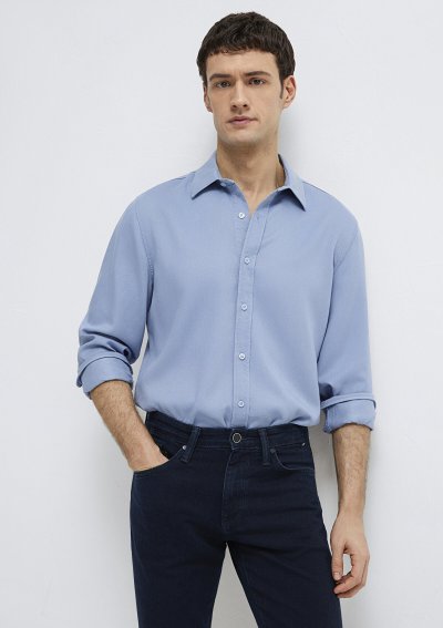 UZUN KOL GÖMLEK Bebe Mavi