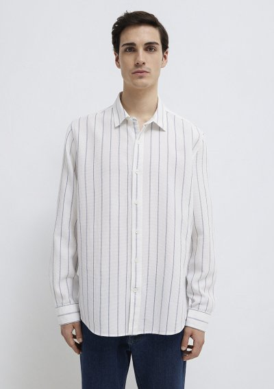 ÇİZGİLİ GÖMLEK Vintage Indigo