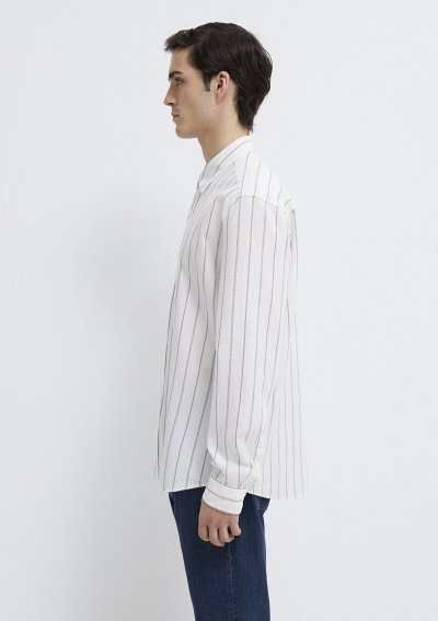 ÇİZGİLİ GÖMLEK Vintage Indigo